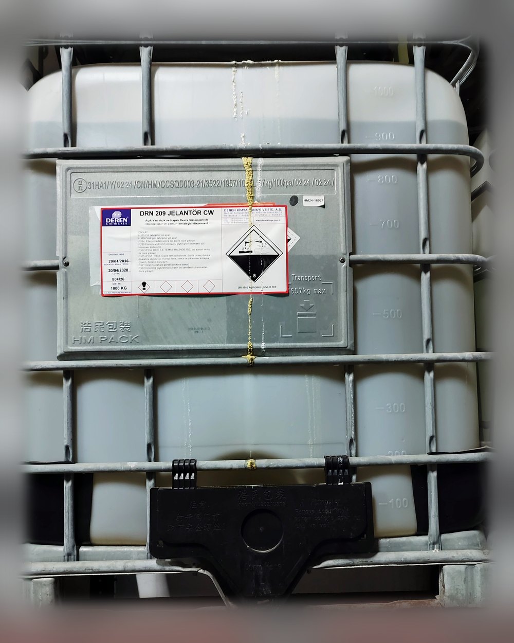 DRN 209 JELANTÖR CW IBC – Deren Kimya ürün fotoğrafı