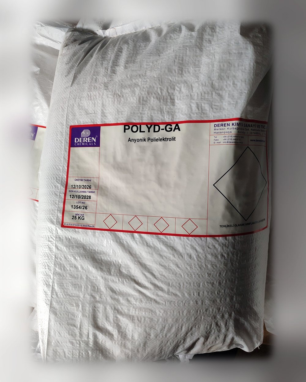 POLYD – GA 25 kg çuval – Deren Kimya ürün fotoğrafı